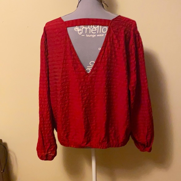 ⚡️⚡️5/$20 ⚡️⚡️LOFT Burgundy Maroon top - Picture 6 of 6